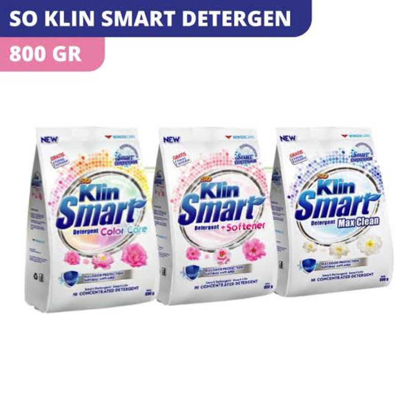 Soklin Smart dengan pelembut 800gr
