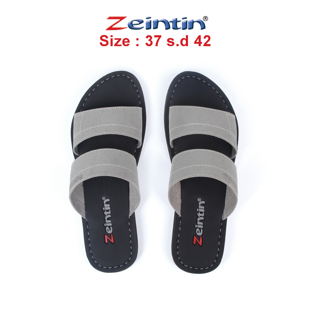 Zeintin - Sandal Wanita Bahan Kulit Sintetis Sandal Teplek Wanita Sintetsi Original Zeintin KK