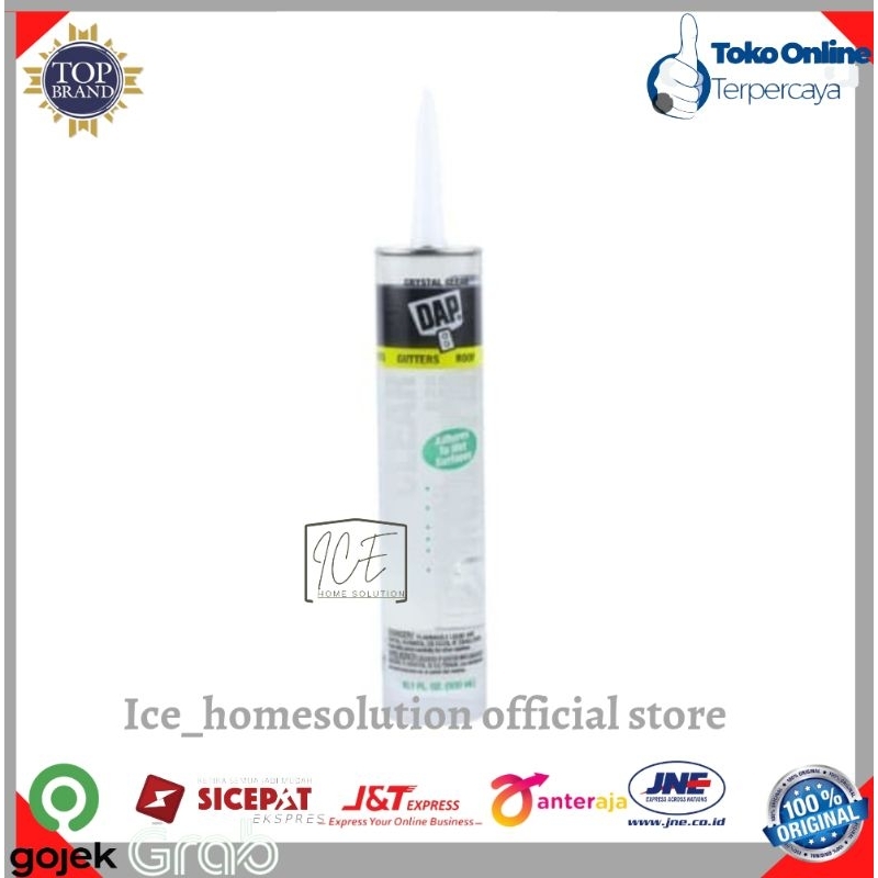 

Dap Lem Sealant Clear Flexible 300 Ml - Transparan/lem