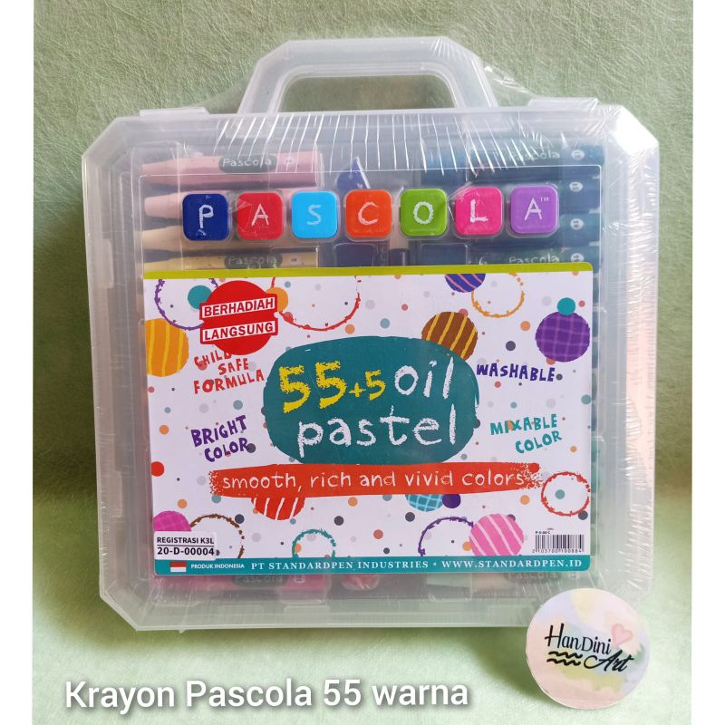 

Crayon Krayon Pascola 55 Warna Oil Pastell Peralatan Mewarnai Gambar Handini Art