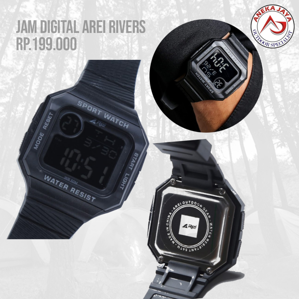 JAM TANGAN DIGITAL AREI RIVERS