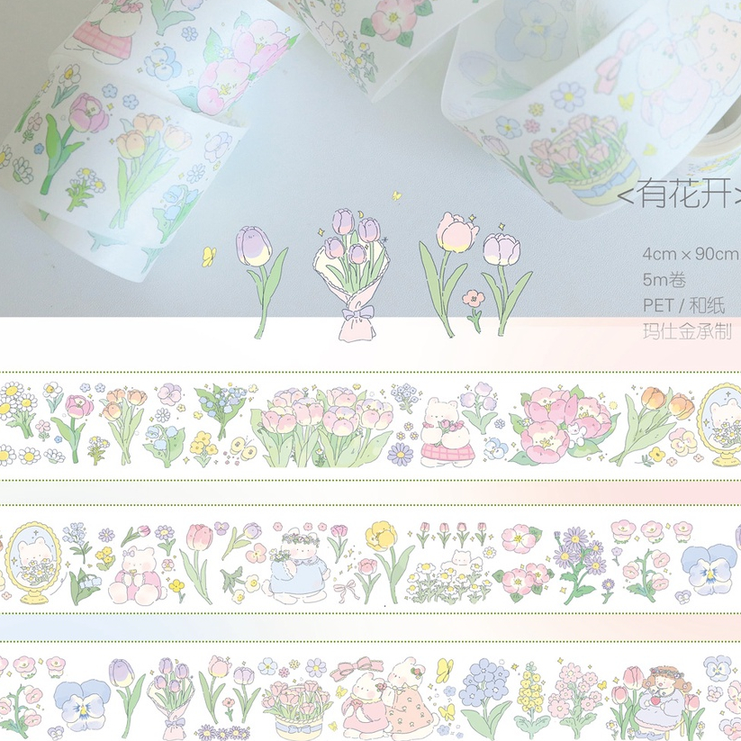 

Washi Tape Roll Bunga Beruang Food