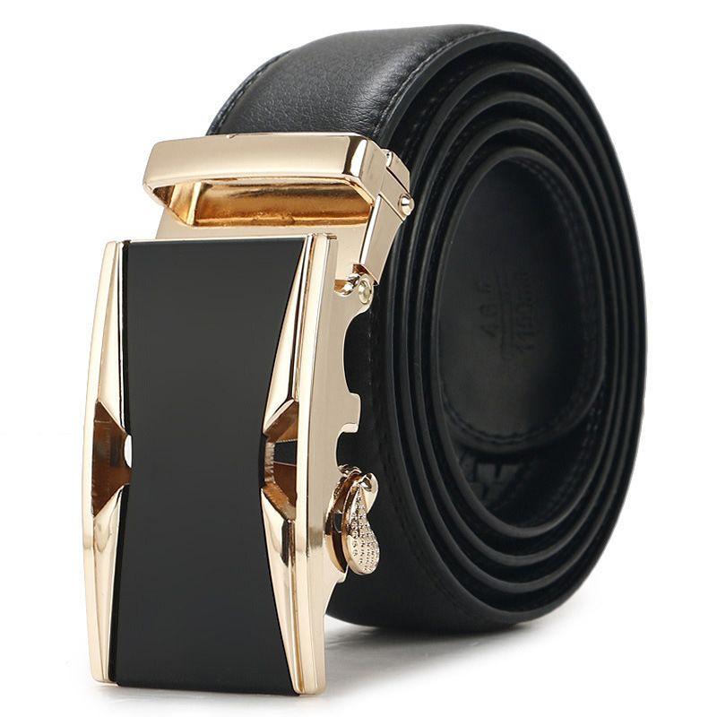 SABUK KULIT PRIA AKSESORIS FASHION PRIA SABUK MEN BELT GESPER PRIA IKAT PINGGANG 18号
