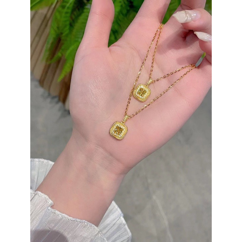 kalung permata mata kuning cantik