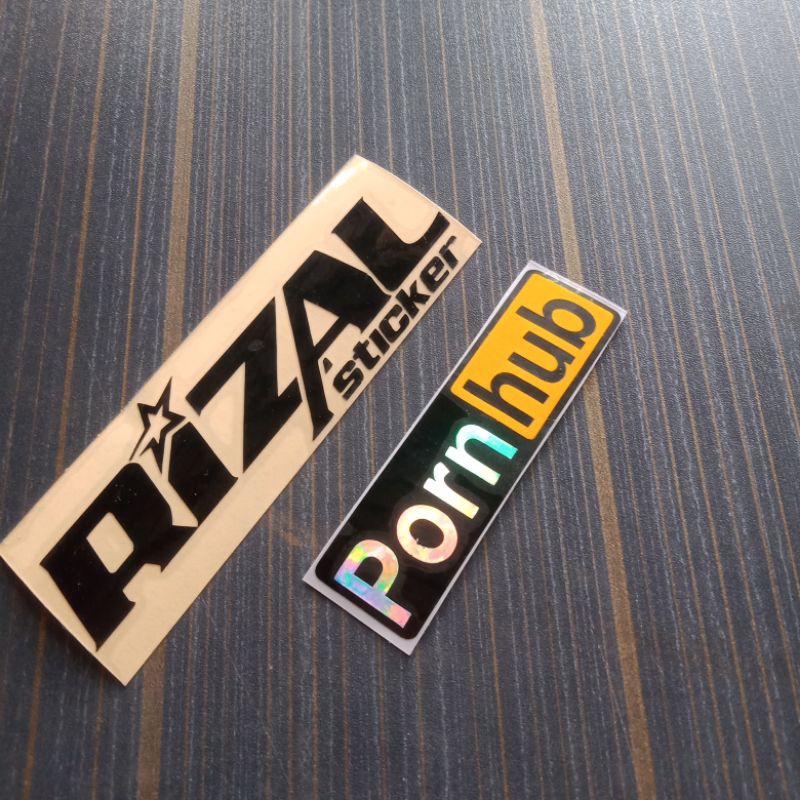 STICKER PORN HUB STICKER CUTTING 7 x 2