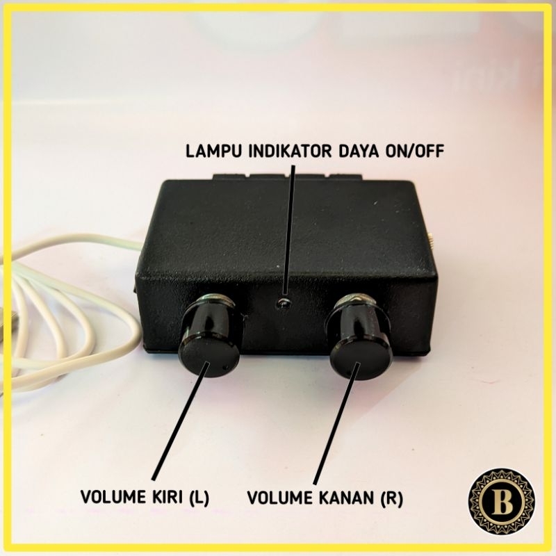 POWER MINI AMPLI MINI 2 CHANNEL TEGANGAN 5V (BISA PAKE CAS HP)