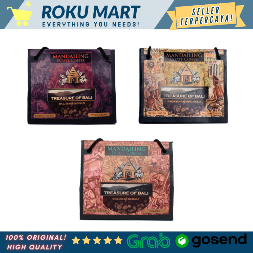 

MANDAILING ESTATE COFFEE TREASURE OF BALI 100 gr / MANDAILING ESTATE COFFEE BALI COFFEE