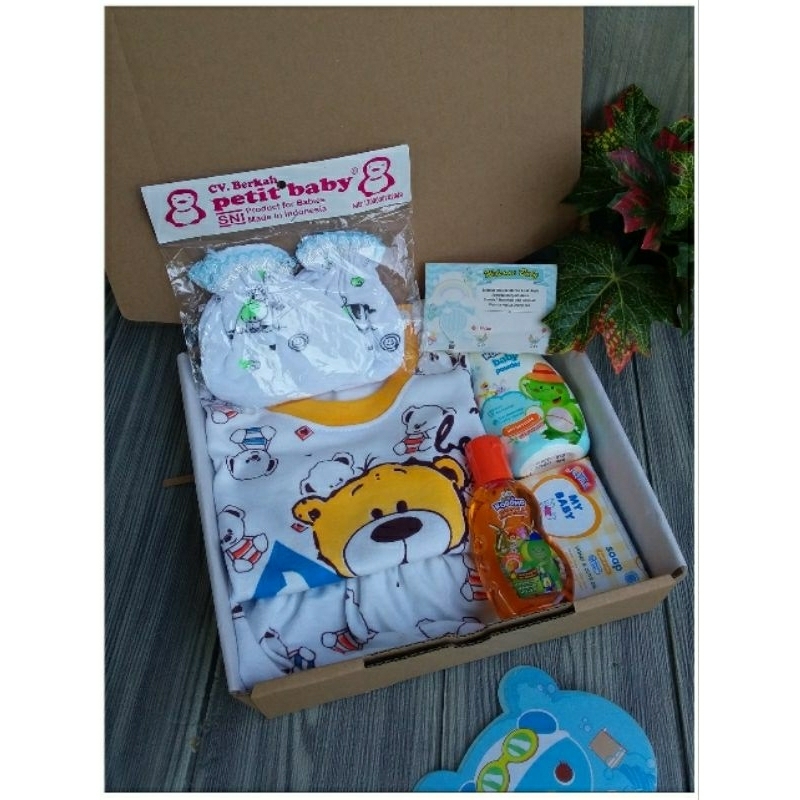 paket hemat sambang bayi/hampers jenguk bayi/kado bayi praktis/kado tilik bayi cantik