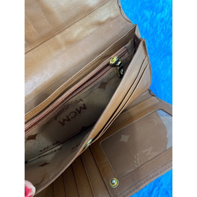 Dompet lipat kulit asli mcm