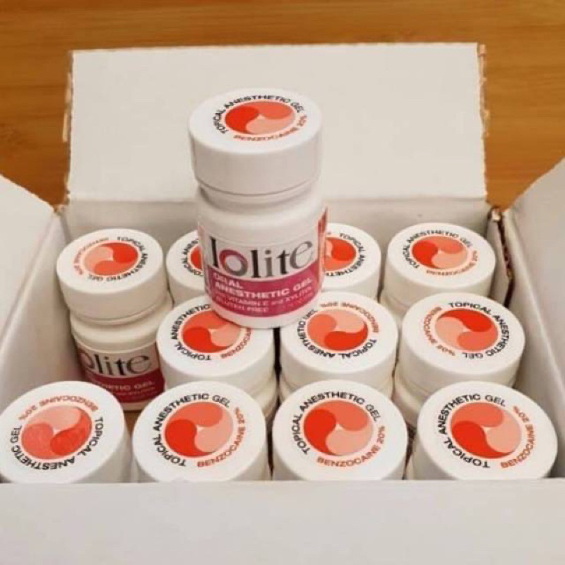 Iolite avant anastesi topikal gel dental gigi lolite gel rasa bervariasi
