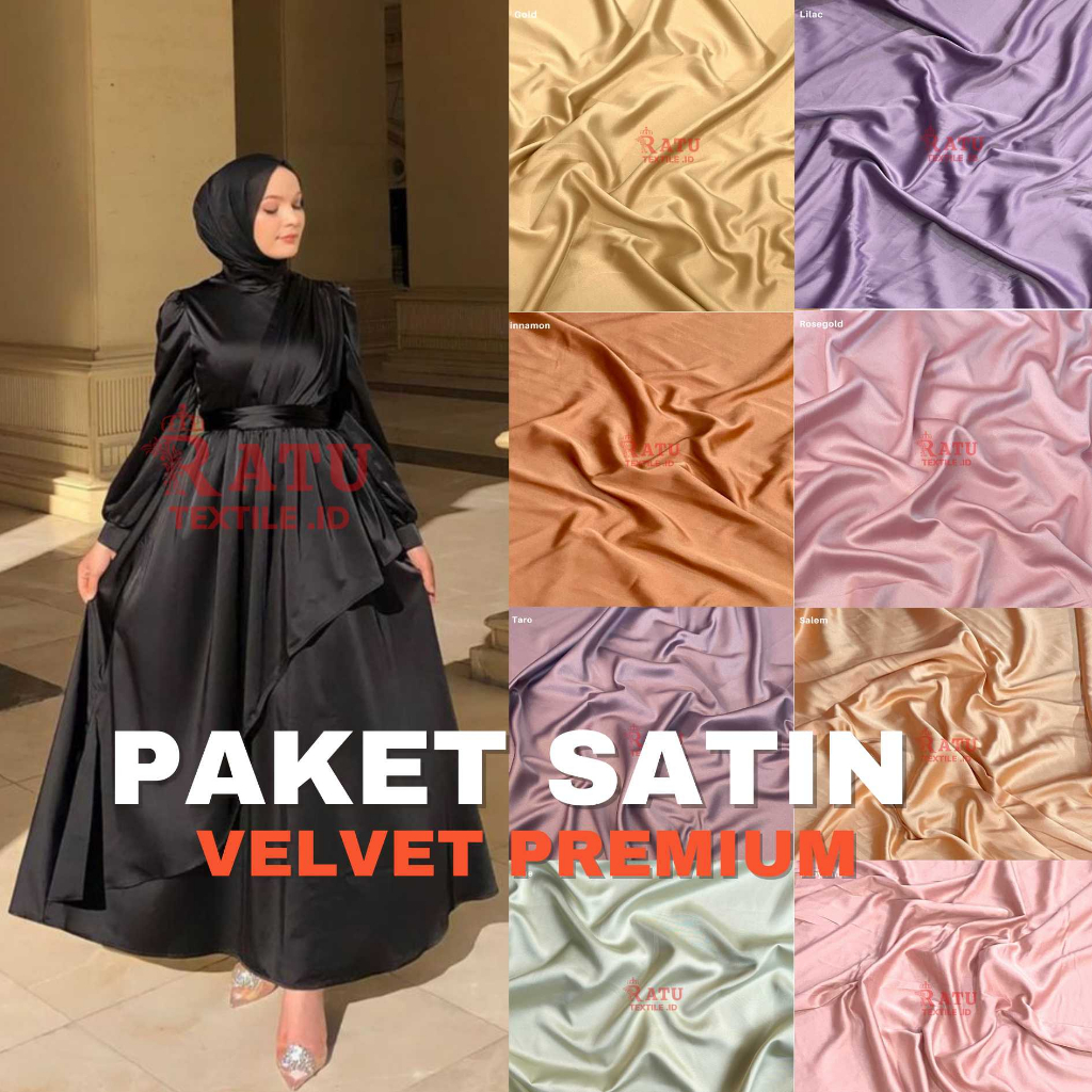 Paket Seragam Bridesmaid Lengkap Wisuda Lamaran Keluarga Satin Velvet Premium