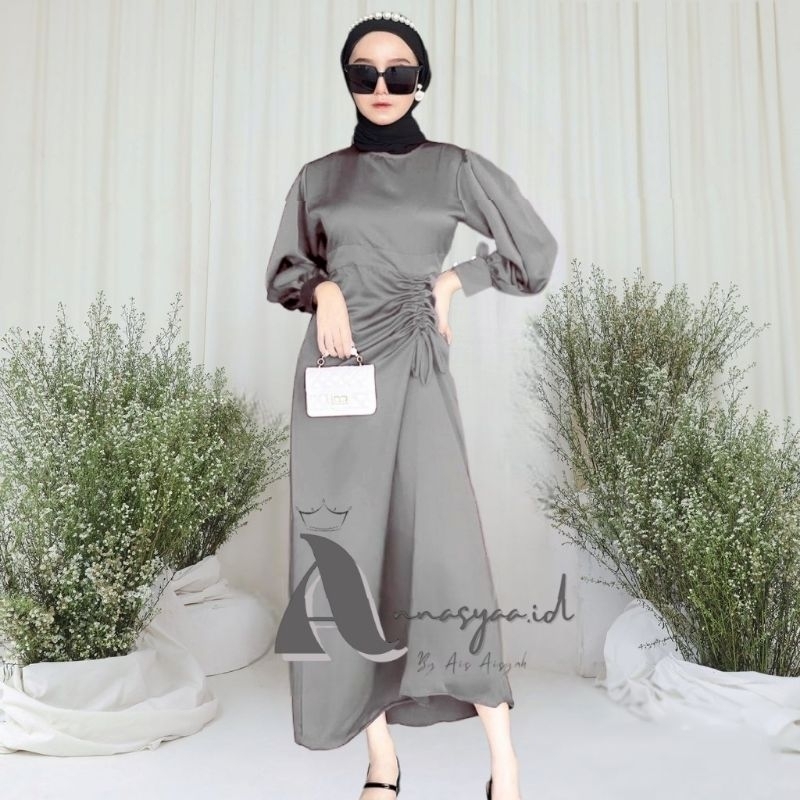 Annasyaa.id Dress Hana Dress Couple Ibu Anak Dress Wisuda Dress Lebaran Dress kondangan Dress Pesta 