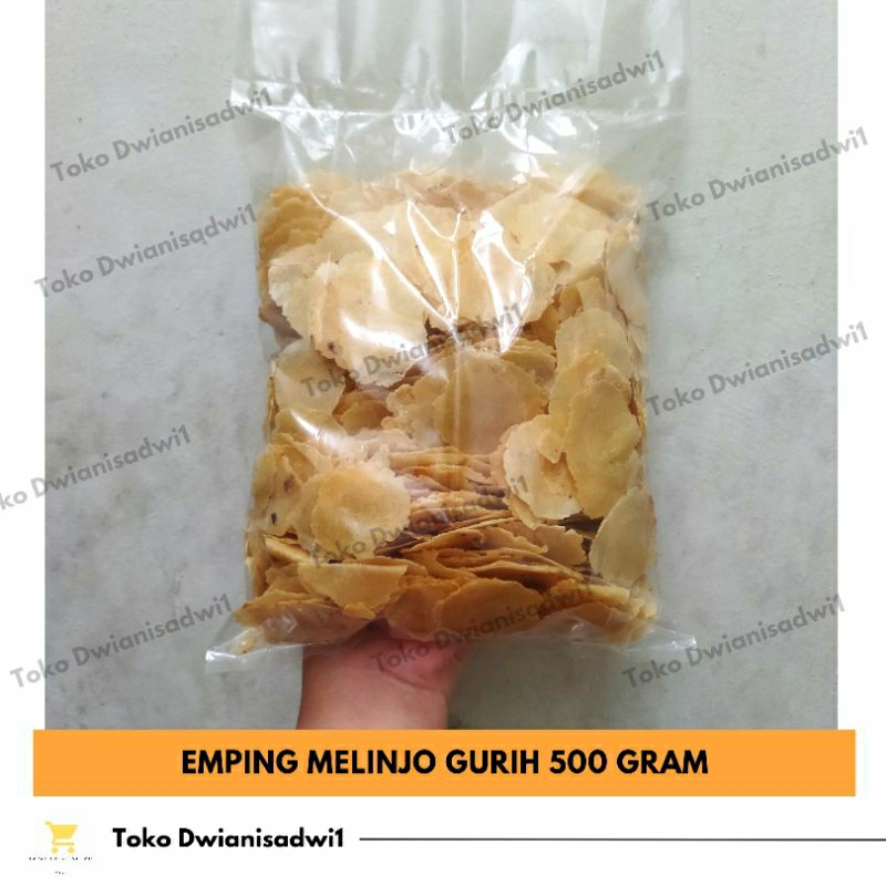 

Emping Melinjo Gurih 500 Gram (mentah)