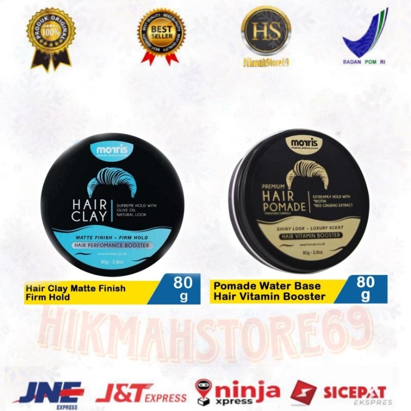 Morris Hair Clay 80g || Termurah
