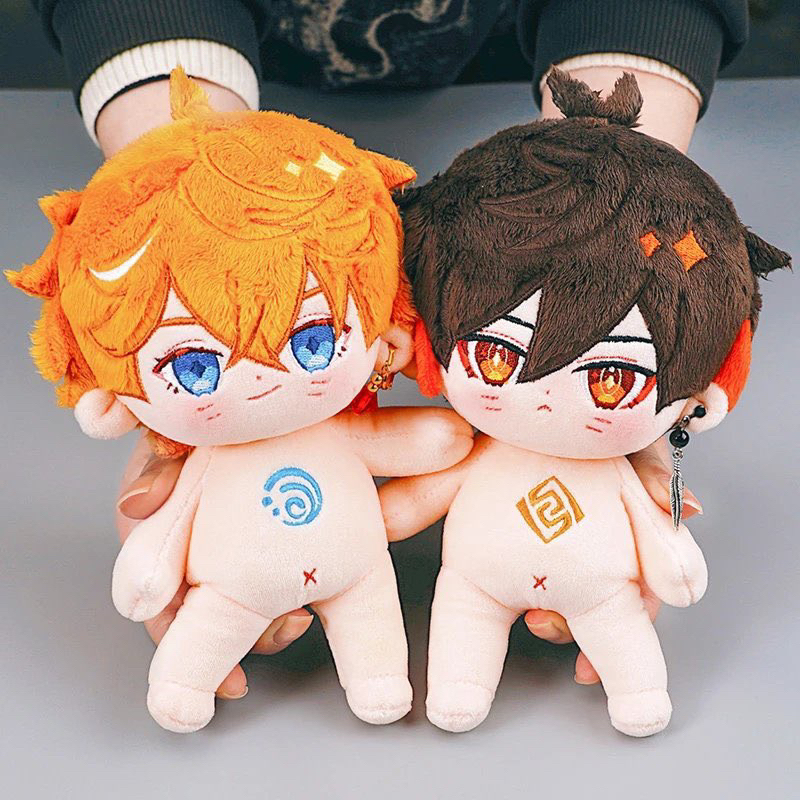 【Ready For Ship】Game Genshin Impact Plushies Doll Zhong Li / Childe / Xiao / Diluc Tartaglia Zhongli