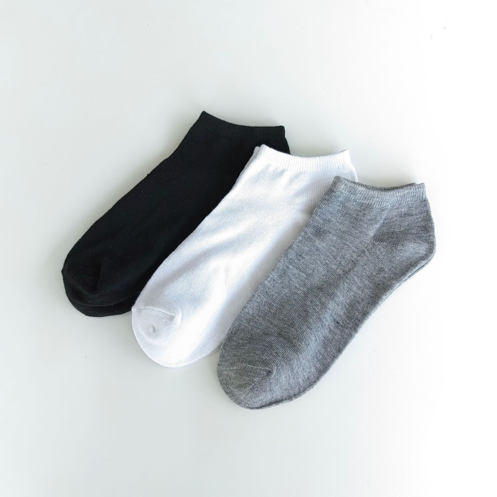 Kaos Kaki Unisex Import Kaos Kaki Polos Semata Kaki Murah Short Socks Kasual KK23