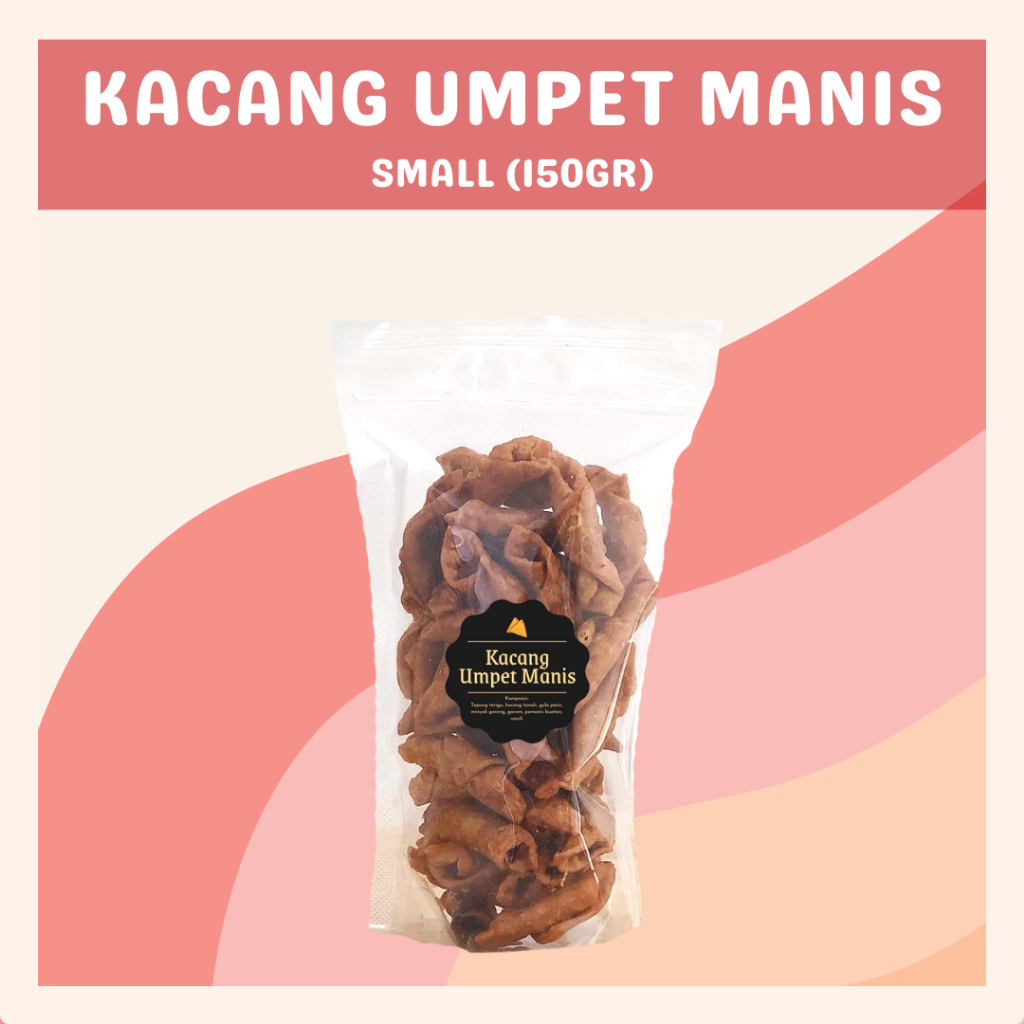 [DELISH SNACKS] Kacang Umpet Manis (S) 150gr / Snack Cemilan / Makanan Camilan Enak Renyah