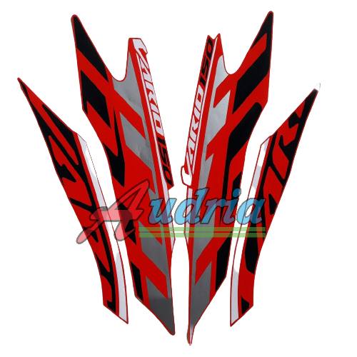 Striping stiker motor honda vario 150 2020 merah