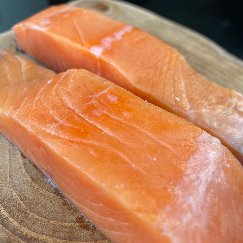 

Salmon fillet cut steak