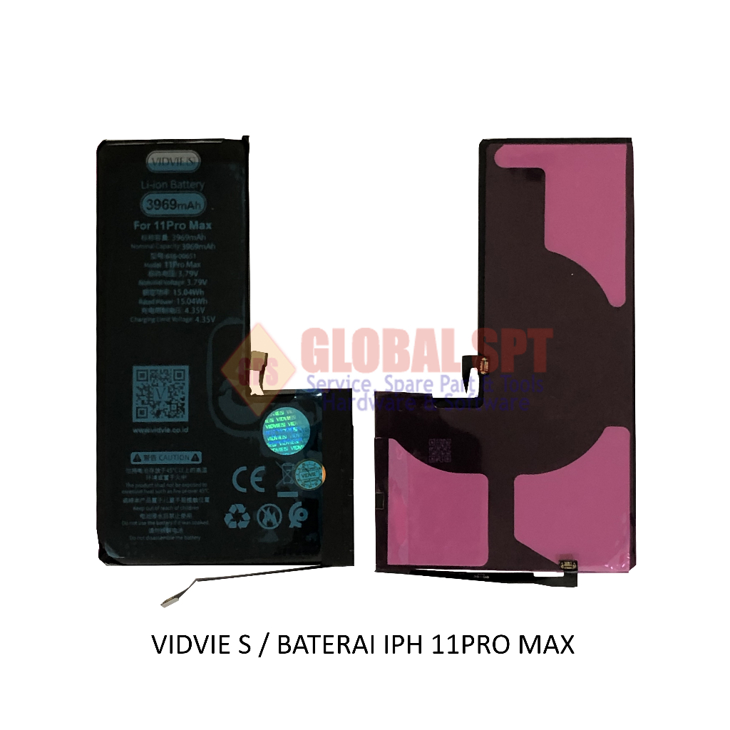 VIDVIE S / BATERAI IPH 11PRO MAX / BATRE / BATERE