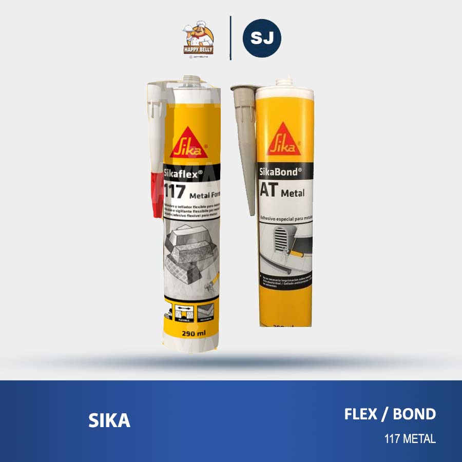 Lem silicone seng atap anti bocor / SikaBond AT Metal Sika Bond logam