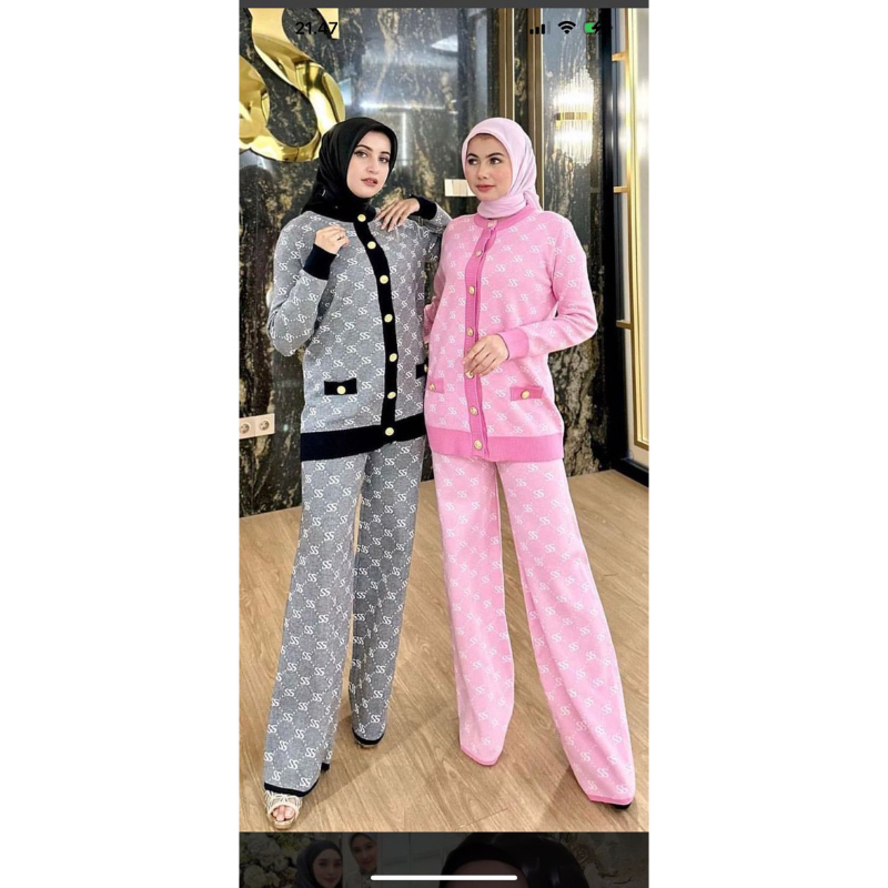 setelan print shellasaukia