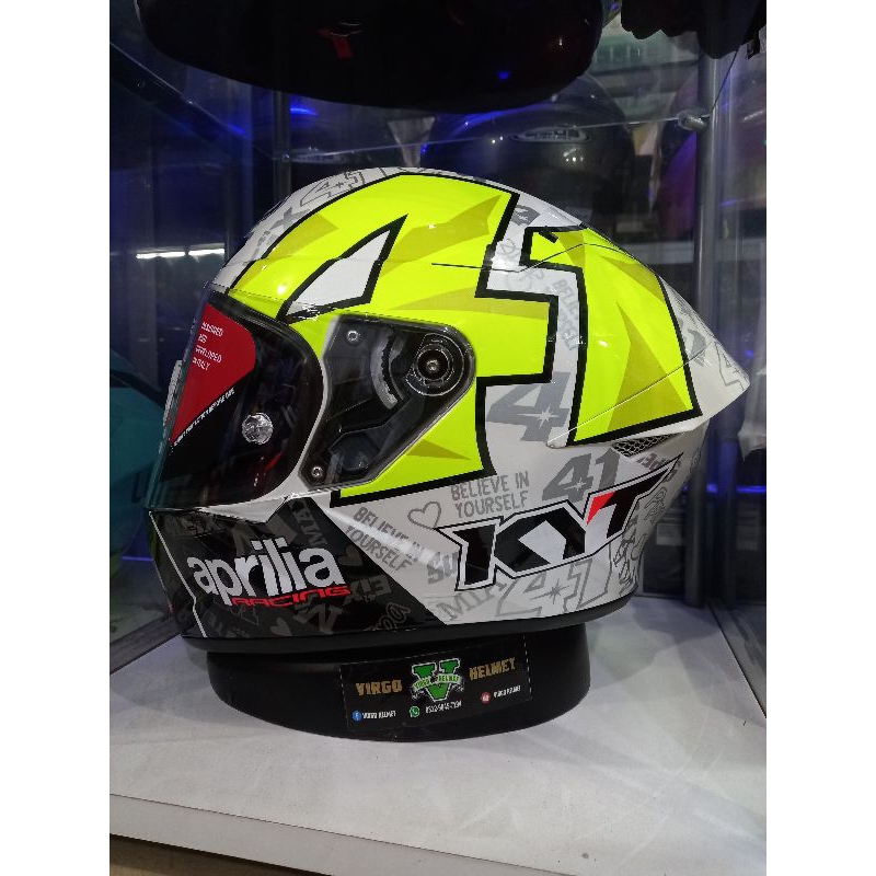 Helm KYT TT-COURSE Repaint espargaro White