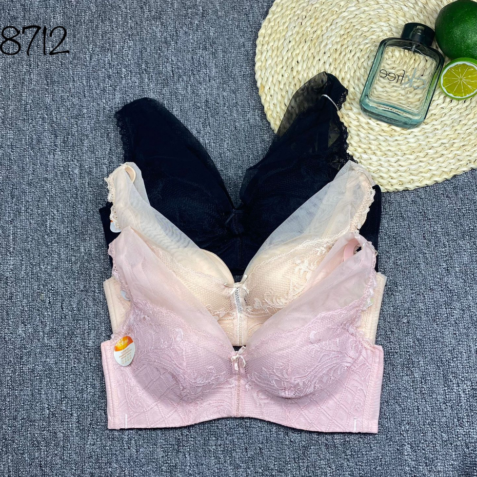 BRA / BH WANITA 8712 TANPA KAWAT 3 WARNA KAIT 3 SIZE 34-38 PAKAIAN DALAM WANITA IMPORT