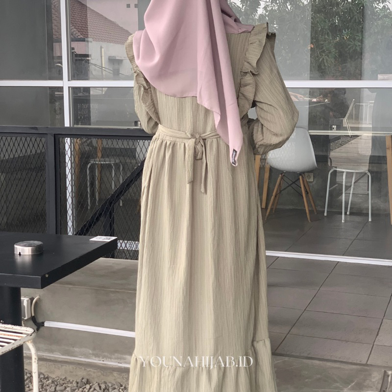 NAURA DRESS BY YOUNA/DRESS LADYCRUSH/GAMIS WANITA