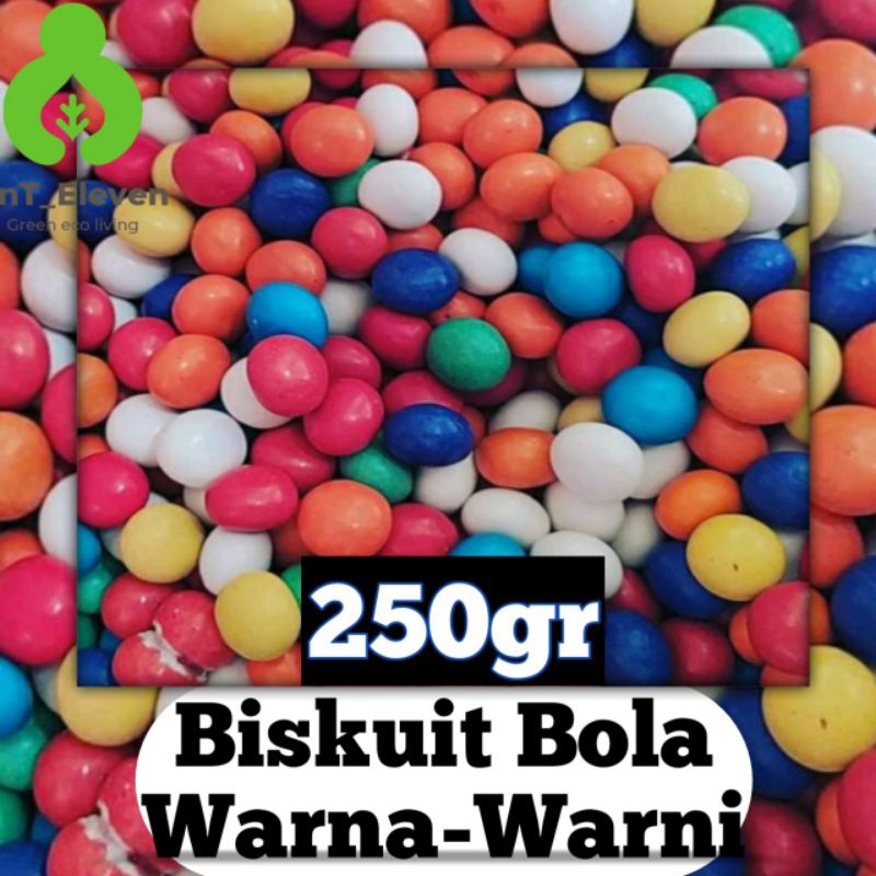 

250gr Biskuit Warna Warni / Biskuit Warna