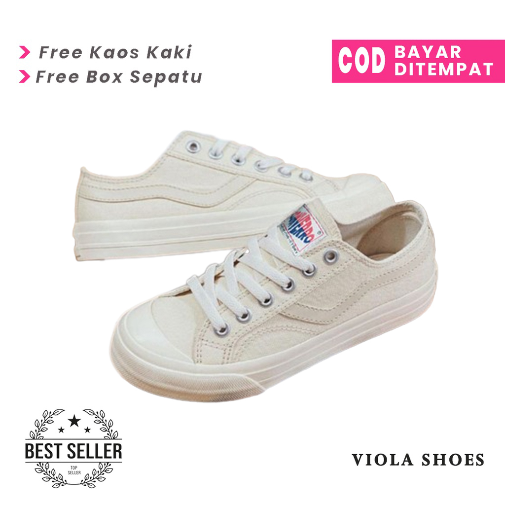 Sepatu Converro Public Low Cream Natural Sneakers Low 70s Ethnic New Public Unisex Sepatu Jalan jalan Kualitas Tinggi Terbaru bahan Premium Signature Kanvas Lokal Pride Terpopular Gift Kaos Kaki BISA COD Viola Shoes