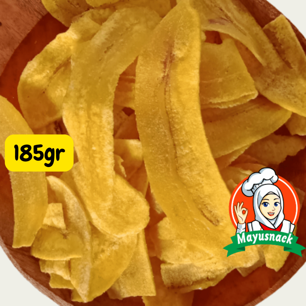 

Keripik Pisang Asin Gurih 185gr