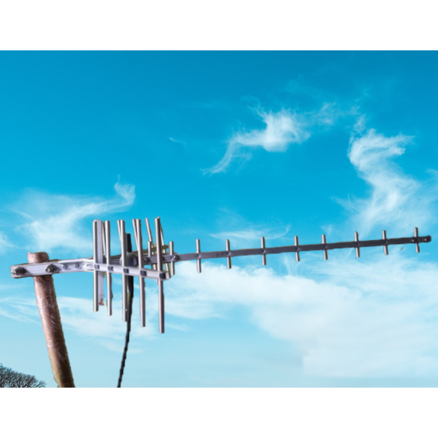 Antena Yagi 12 el - Antena Modem Hp Mifi Wifi Home Router 4G LTE - Antena Sinyal Yagi Grid Induksi R
