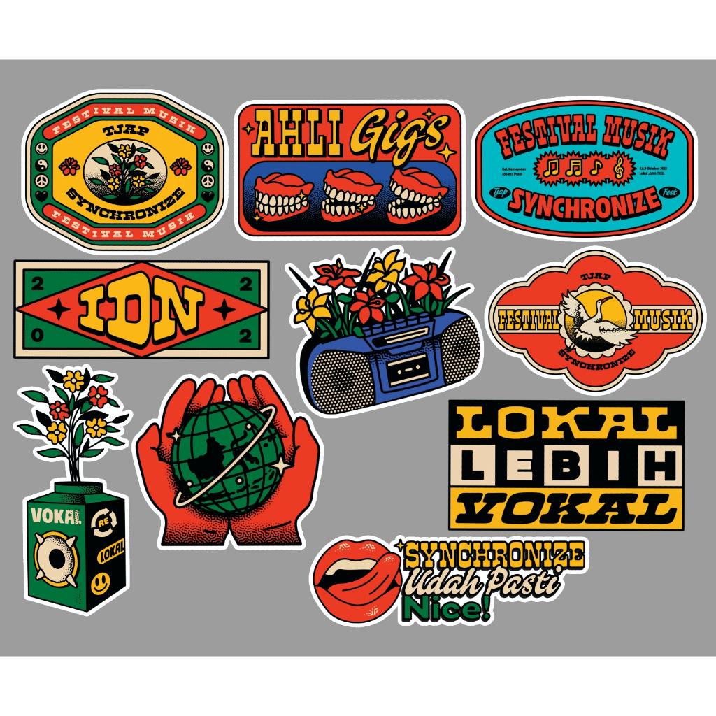 

Sticker Synchronize Festival | Stiker Konser | Sticker Brand