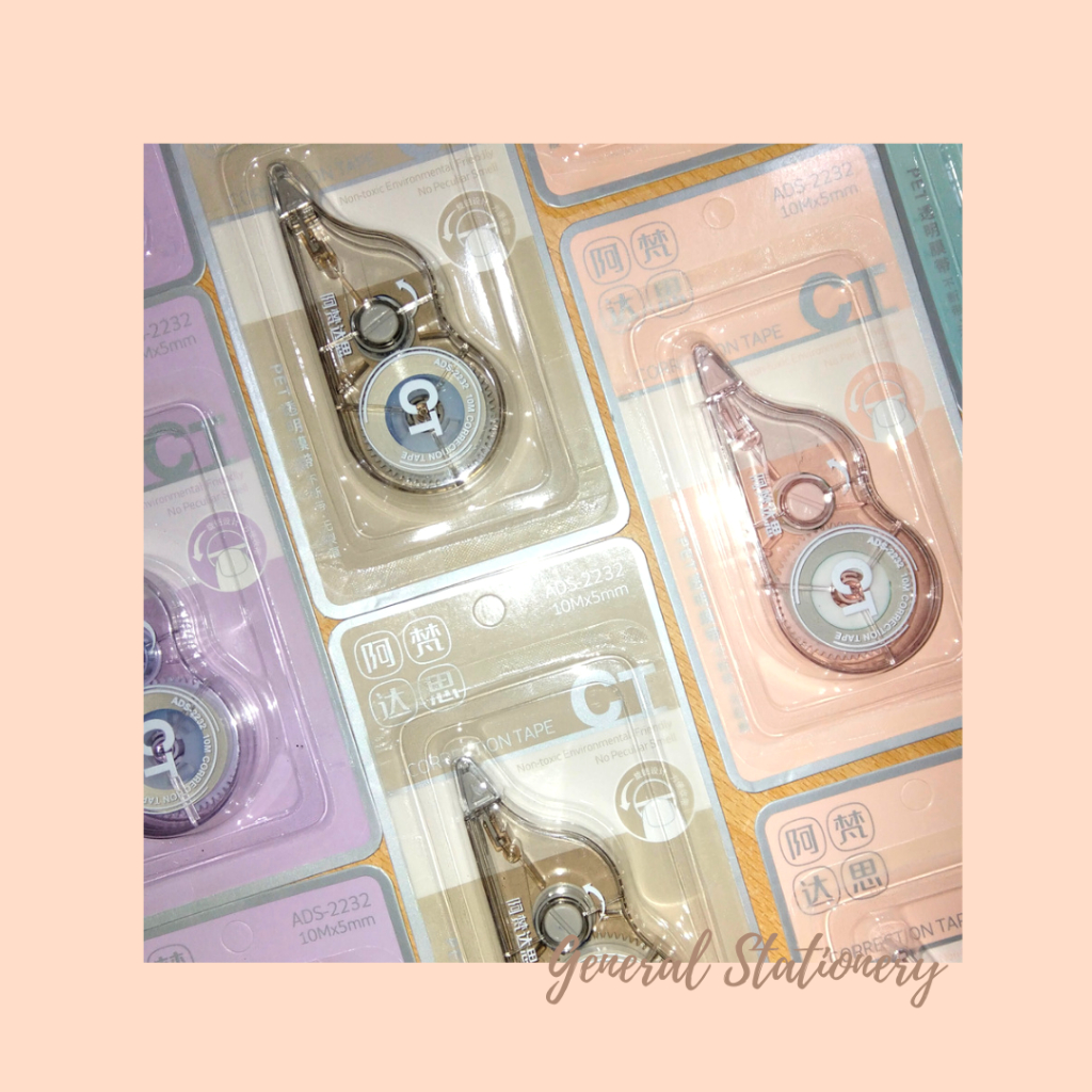 

Correction Tape Pastel / TipX Kertas Pastel 10mx5mm