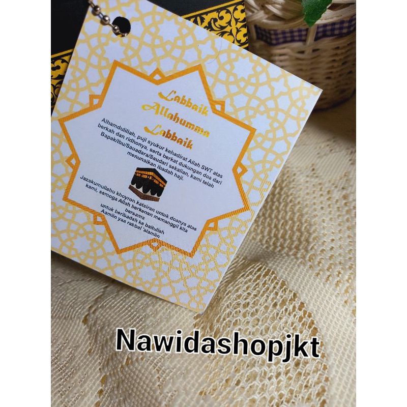 Dus Kabah Oleh Oleh Haji Premium Bahan Tebal Premium