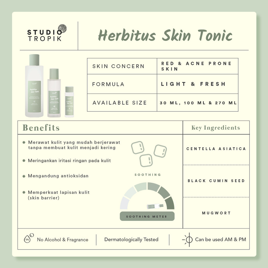 Studio Tropik Herbitus Skin Tonic Hydrating Toner-Essence