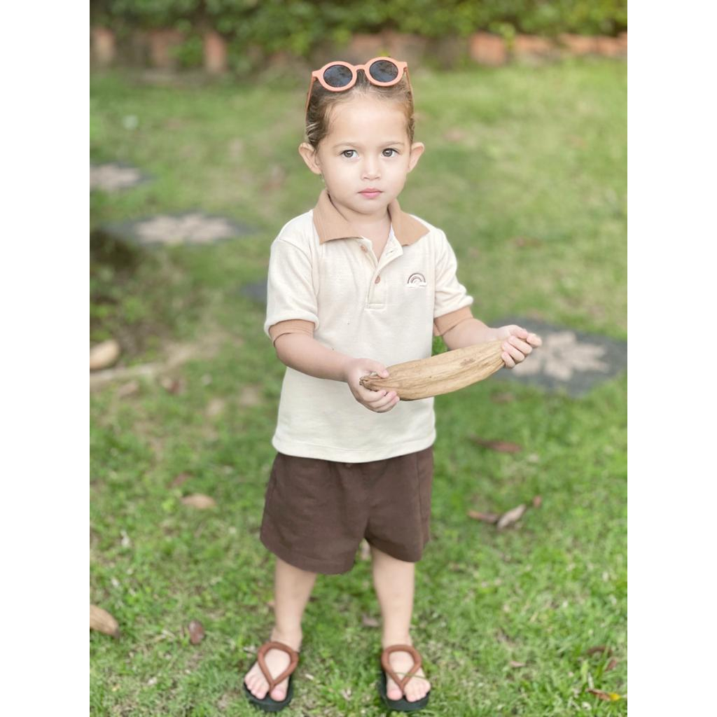 KAOS KERAH POLO BABY DAN KIDS BAHAN KATUN ADEM UNISEX