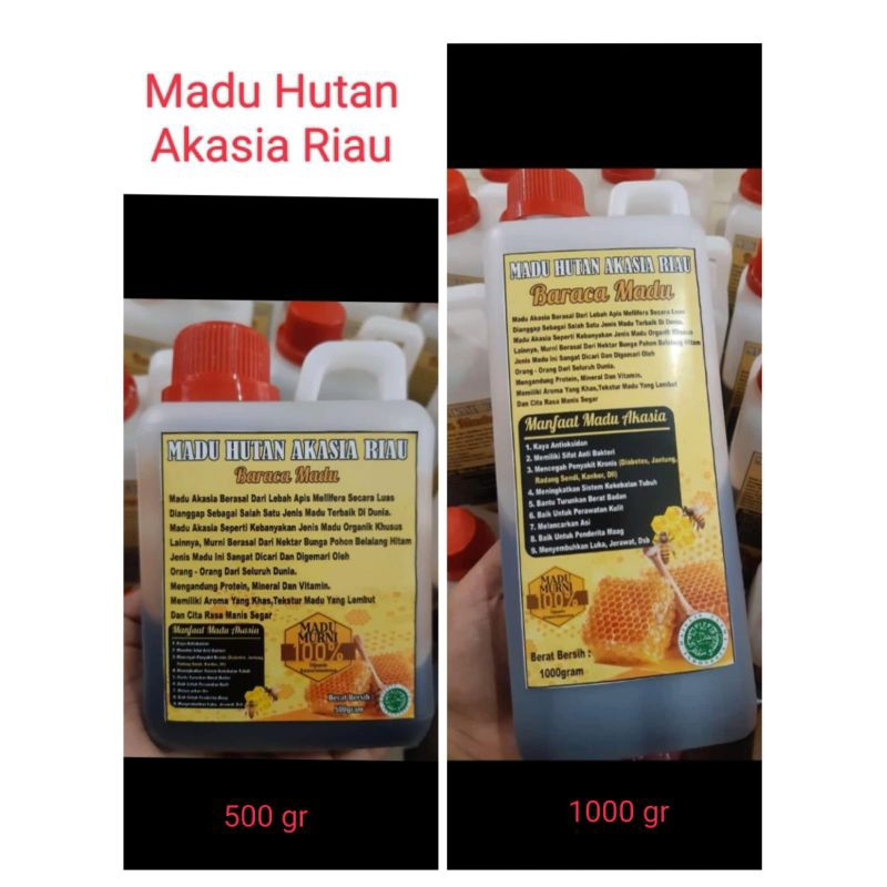 

Madu Hutan Akasia Riau 1000gr