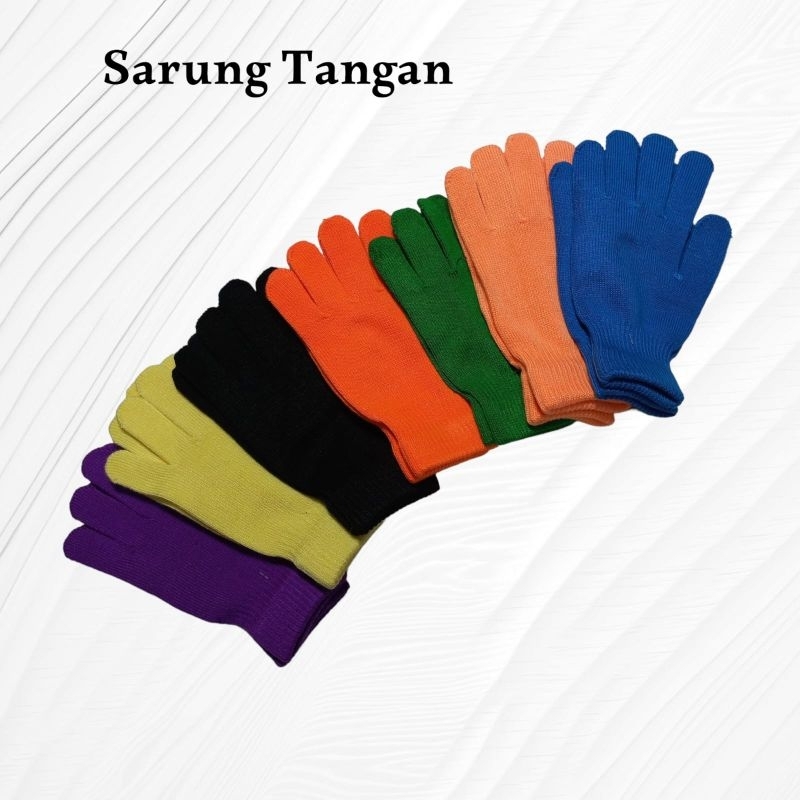 Sarung Tangan Rajut Polos Tanpa Anti Slip