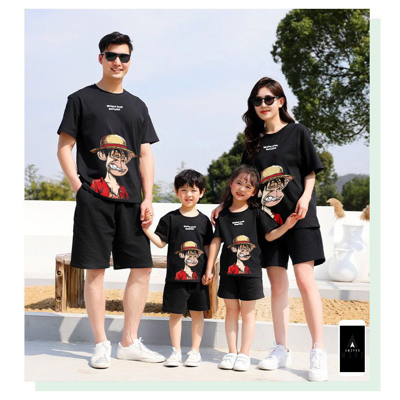 Amspro Baju Kaos Family Kaos Couple Baju Couple Keluarga Kaos Oversized MPL01