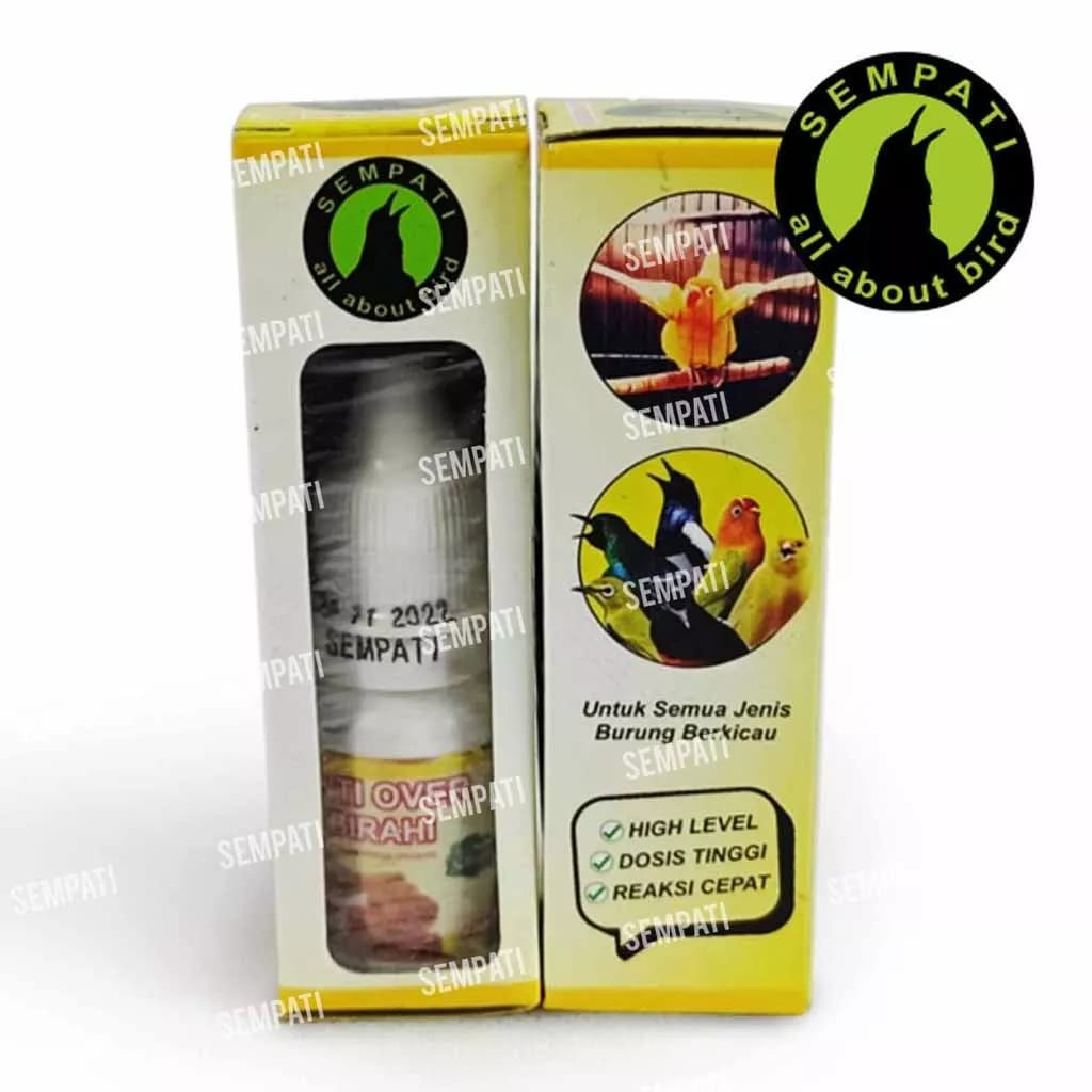 ANTI OVER BIRAHI SEMPATI 10ML VITAMIN ALAMI BURUNG LOVEBIRD JUARA CEGAH OVER BIRAHI NGEKEK KONSLET