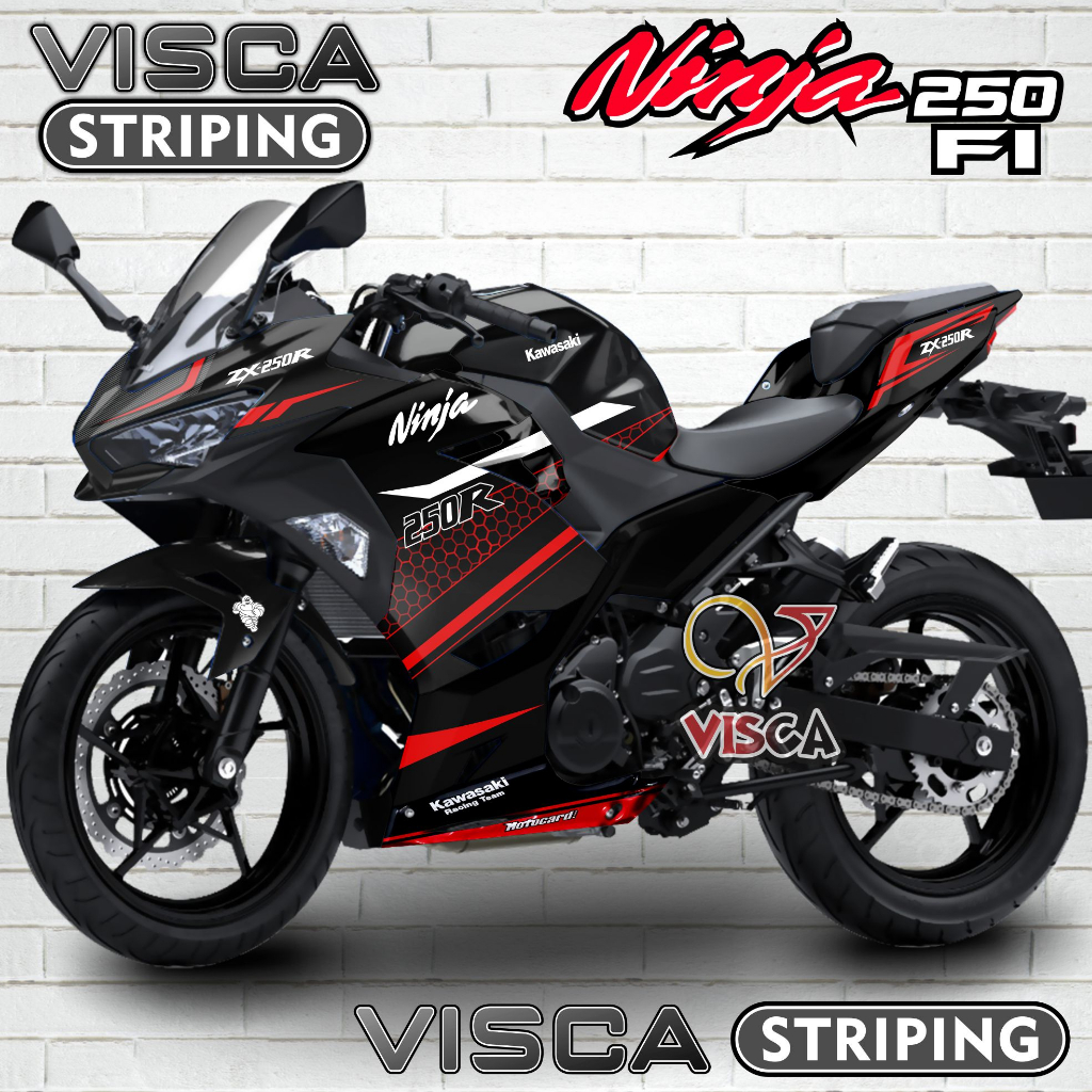 Decal Ninja 250 FI 2018 Full Body - Stiker Ninja 250 FI 2018 Full Body - Dekal Ninja 250 FI 2018 Ful