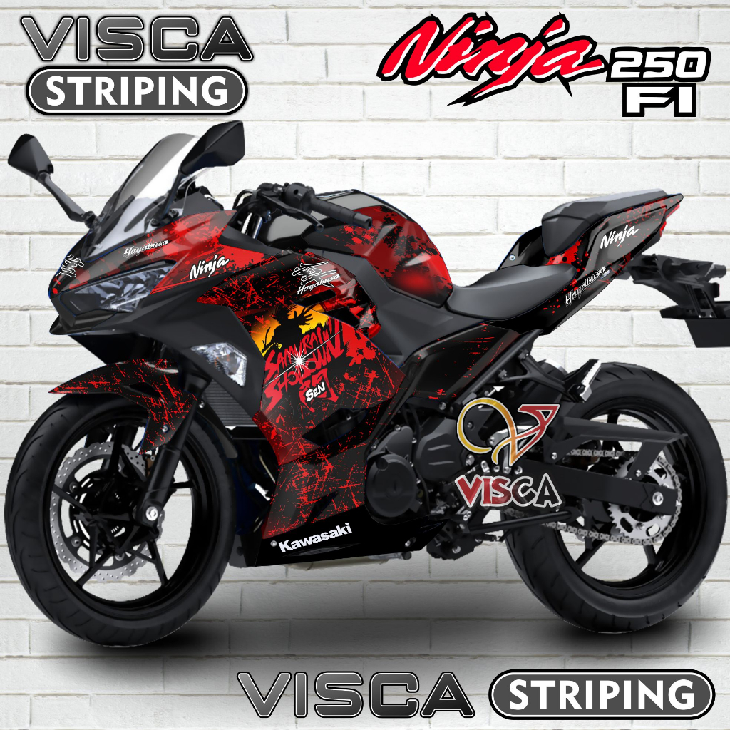 Decal Ninja 250 FI 2018 Full Body - Stiker Ninja 250 FI 2018 Full Body - Dekal Ninja 250 FI 2018 Ful