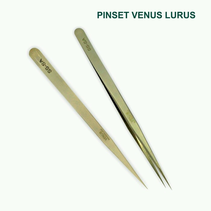 Pinset Alat Bantu Service Pinset Venus Bengkok Lurus