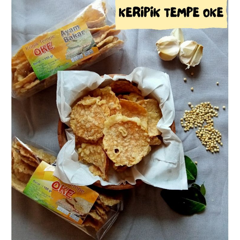 

Keripik Tempe Oke 100 gr Aneka Rasa