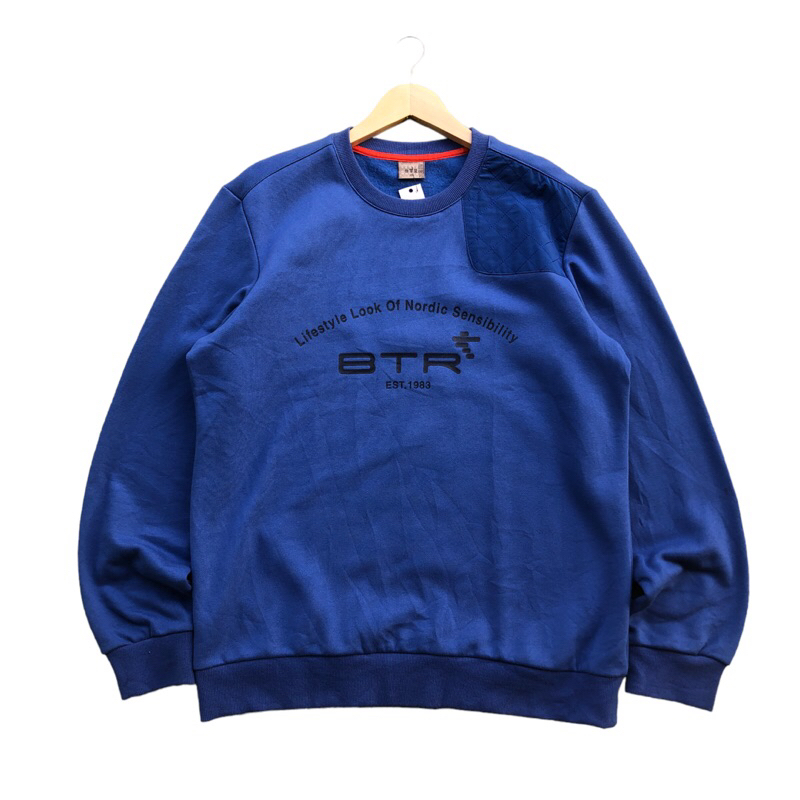 sweater sweatshirt Crewneck btr biru #cnyl70 original brand asli ori murah
