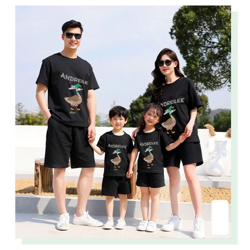 Mokokomo T-shirt Baju Couple Keluarga Andreilee Kaos Couple Atasan Couple Keluarga