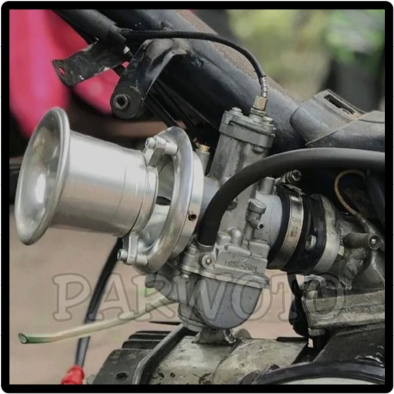 Corong Karbu Karburator Dobel Tumpuk 2 Tingkat Dual Stage Step Velocity Stack Keihin PWL 26 PE PWK 2