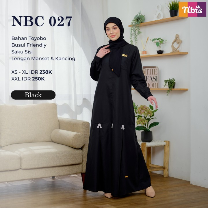 Nibras Baju Gamis NBC 027 / Dress muslim / Fashion Muslim